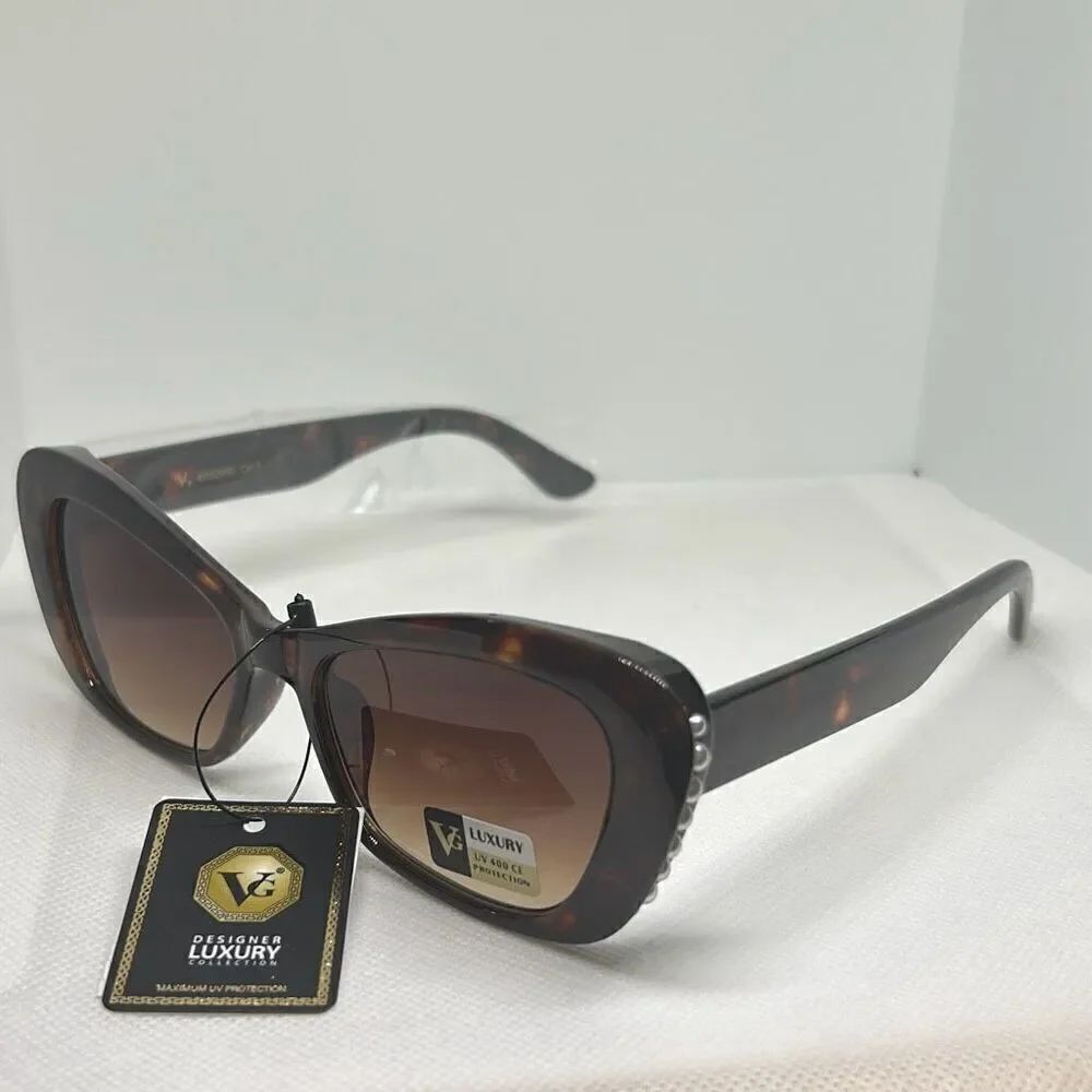 VG Women’s Tortoise Cat Eye Sunglasses